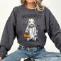 Bullsheet, Funny Halloween Cow Ghost, Bull, Farm, Vintage, Western, Pumpkin, Retro, Spooky, Costume, Fall, Graphic Sweatshirt