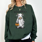 Bullsheet, Funny Halloween Cow Ghost, Bull, Farm, Vintage, Western, Pumpkin, Retro, Spooky, Costume, Fall, Graphic Sweatshirt