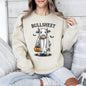 Bullsheet, Funny Halloween Cow Ghost, Bull, Farm, Vintage, Western, Pumpkin, Retro, Spooky, Costume, Fall, Graphic Sweatshirt