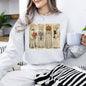 Vintage Newspaper Ghost, Halloween, Book, Cat, Western, Pumpkin, Retro, Spooky, Costume, Fall, Graphic Sweatshirt