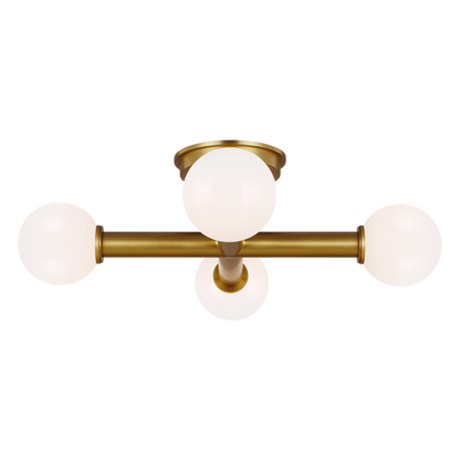 Nodes Semi Flush Mount