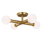 Nodes Semi Flush Mount