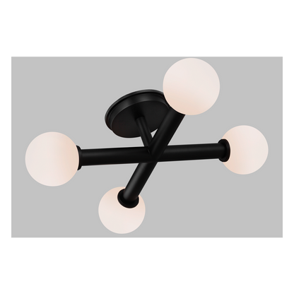 Nodes Semi Flush Mount