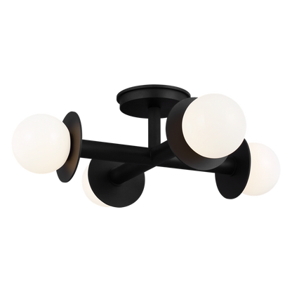 Nodes Semi Flush Mount