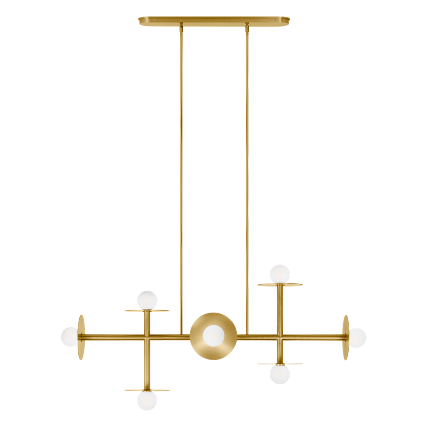 Nodes Large Linear Chandelier