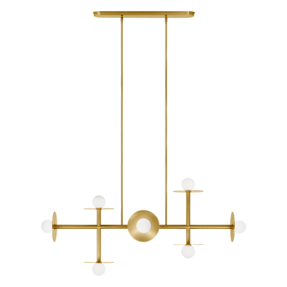 Nodes Large Linear Chandelier