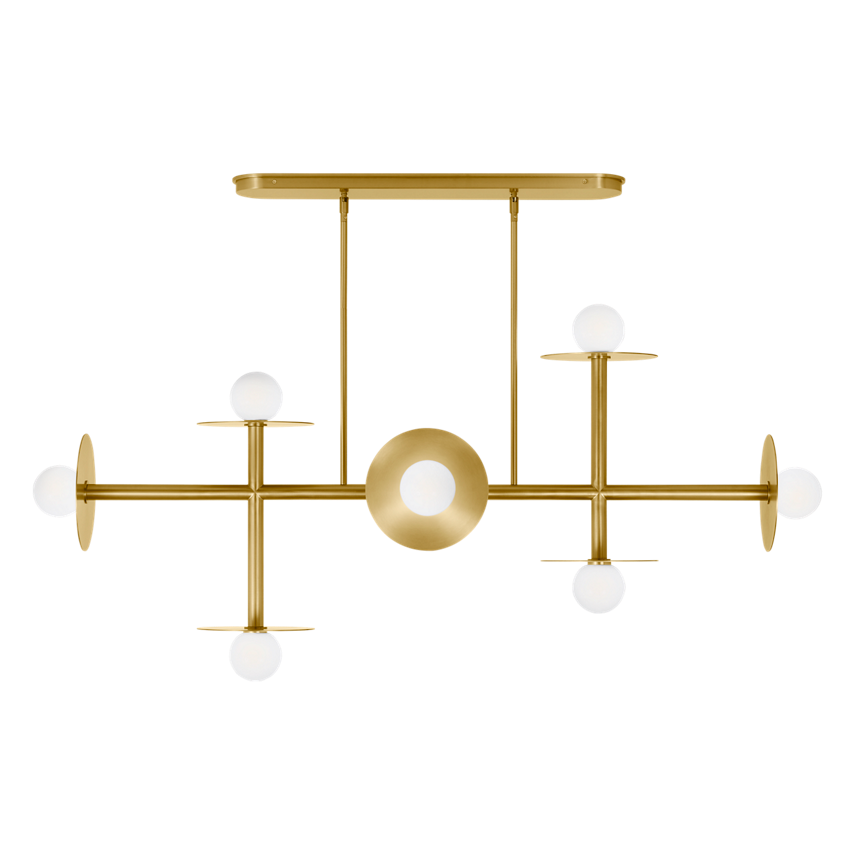 Nodes Large Linear Chandelier