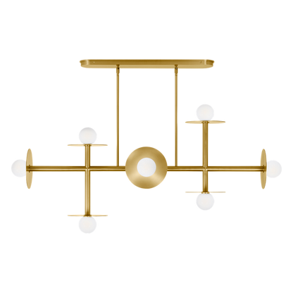 Nodes Large Linear Chandelier