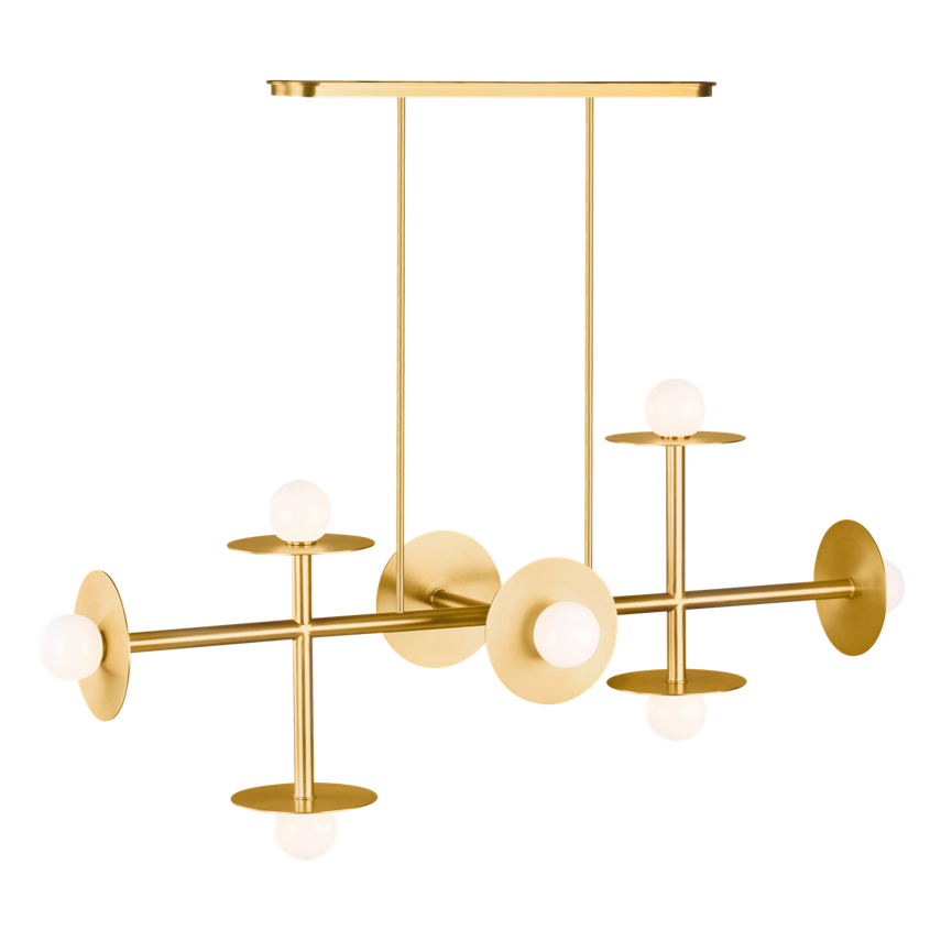 Nodes Large Linear Chandelier