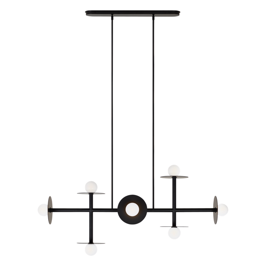 Nodes Large Linear Chandelier