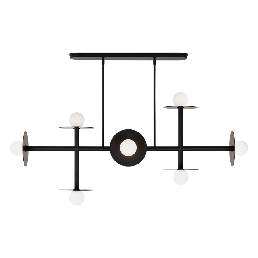 Nodes Large Linear Chandelier