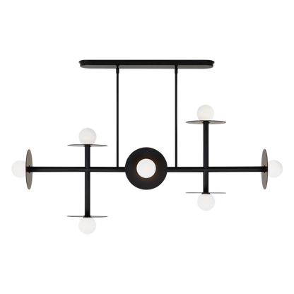Nodes Large Linear Chandelier