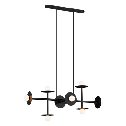 Nodes Large Linear Chandelier