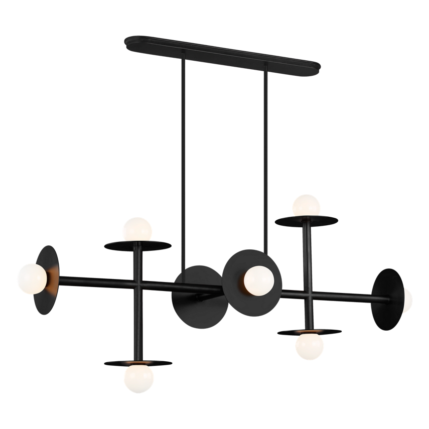 Nodes Large Linear Chandelier