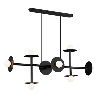 Nodes Large Linear Chandelier