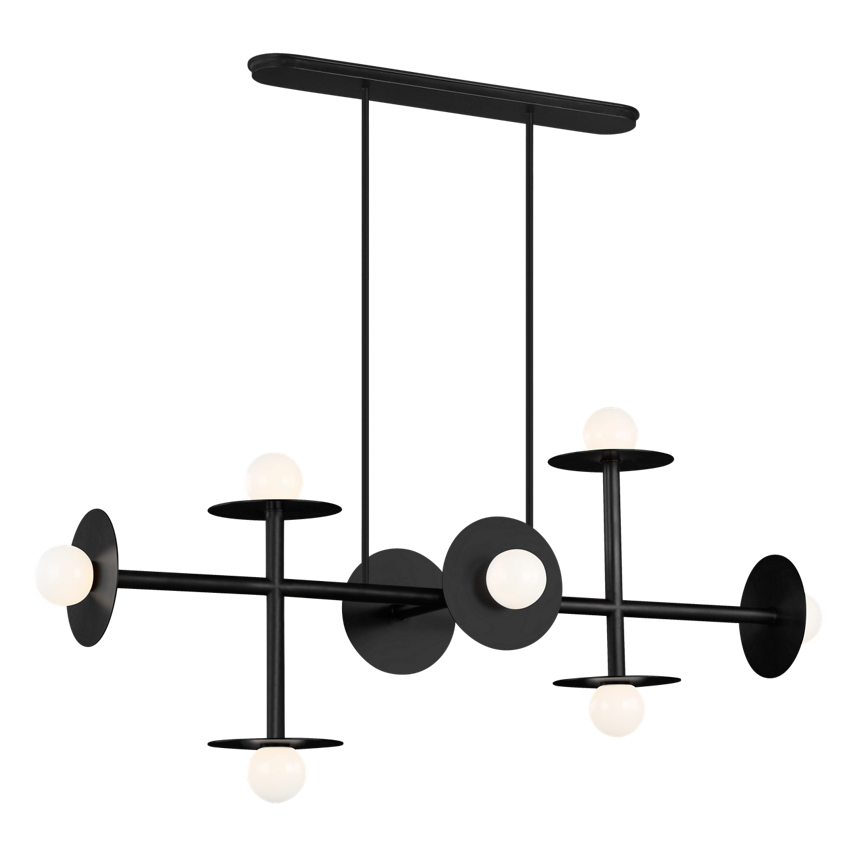Nodes Large Linear Chandelier
