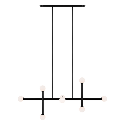Nodes Large Linear Chandelier