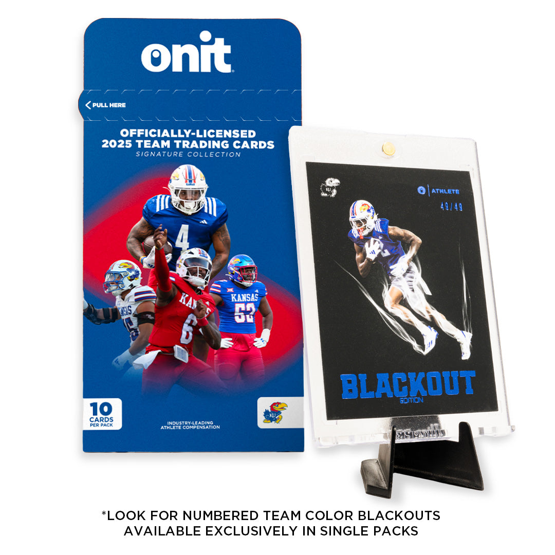 University of Kansas Football 2025 Trading Cards - Single Pack