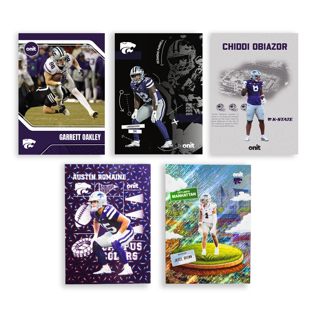 Kansas State University Football 2025 Trading Cards - Single Pack