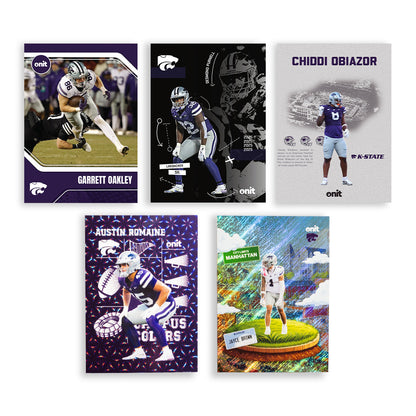 Kansas State University Football 2025 Trading Cards - Platinum Box (Guaranteed Autograph)