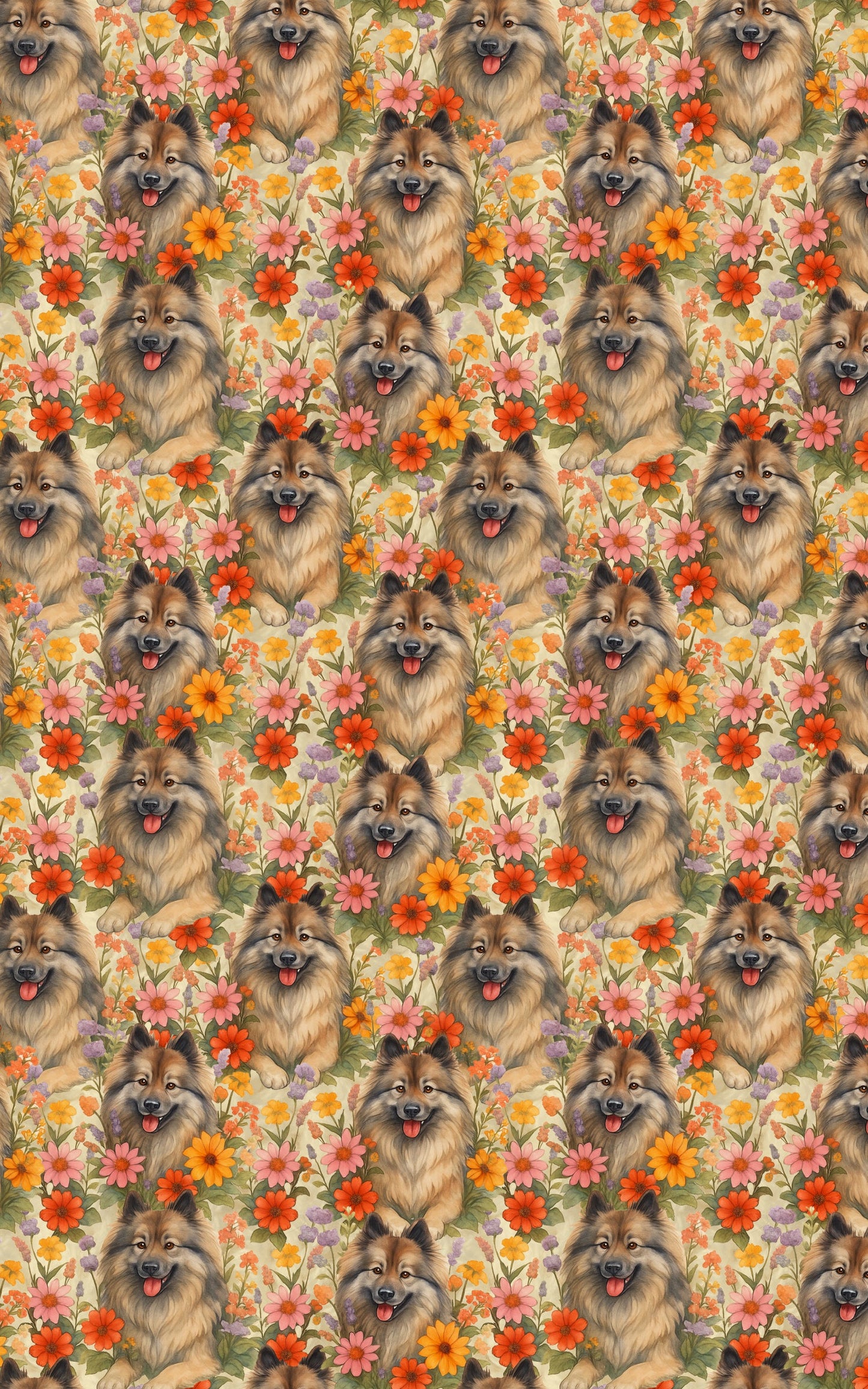 Garden Keeshond