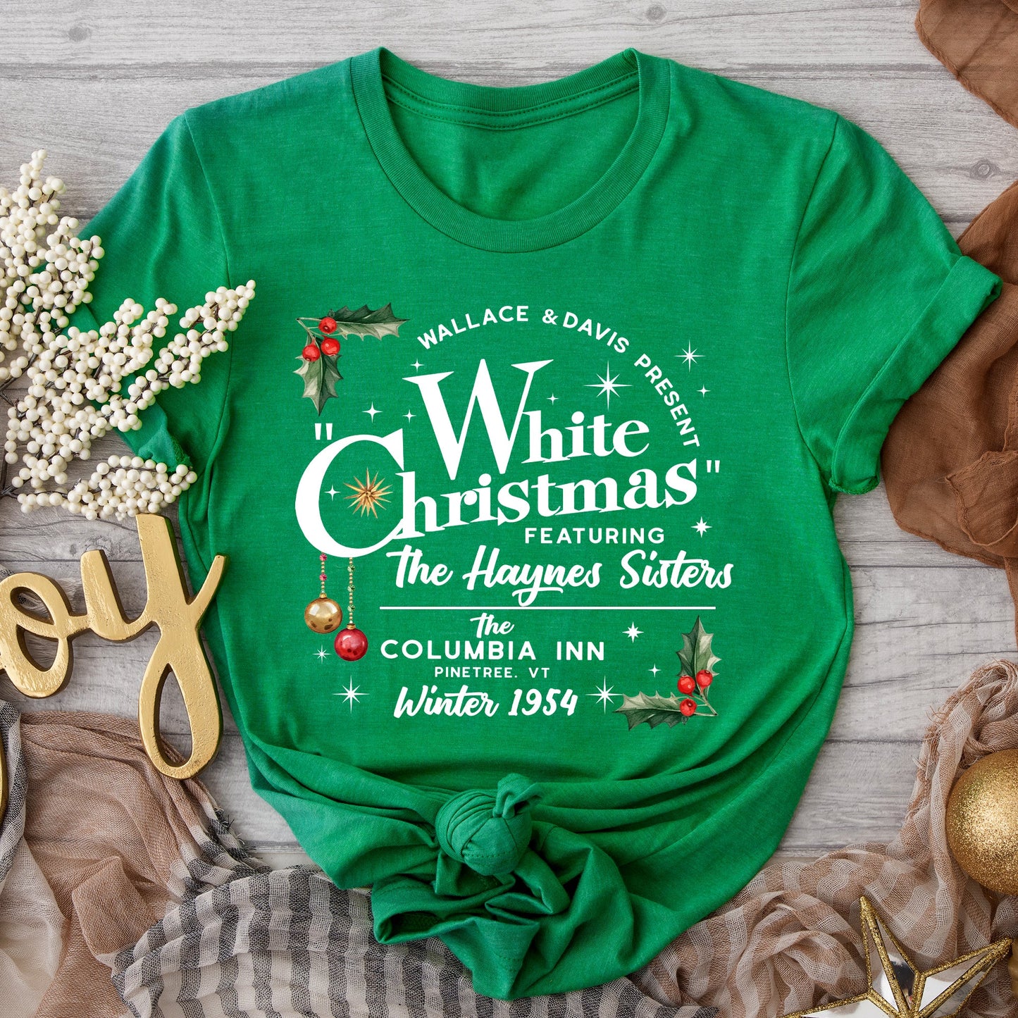 White Christmas Movie Poster, Super Soft Tshirt, Classic, Musical