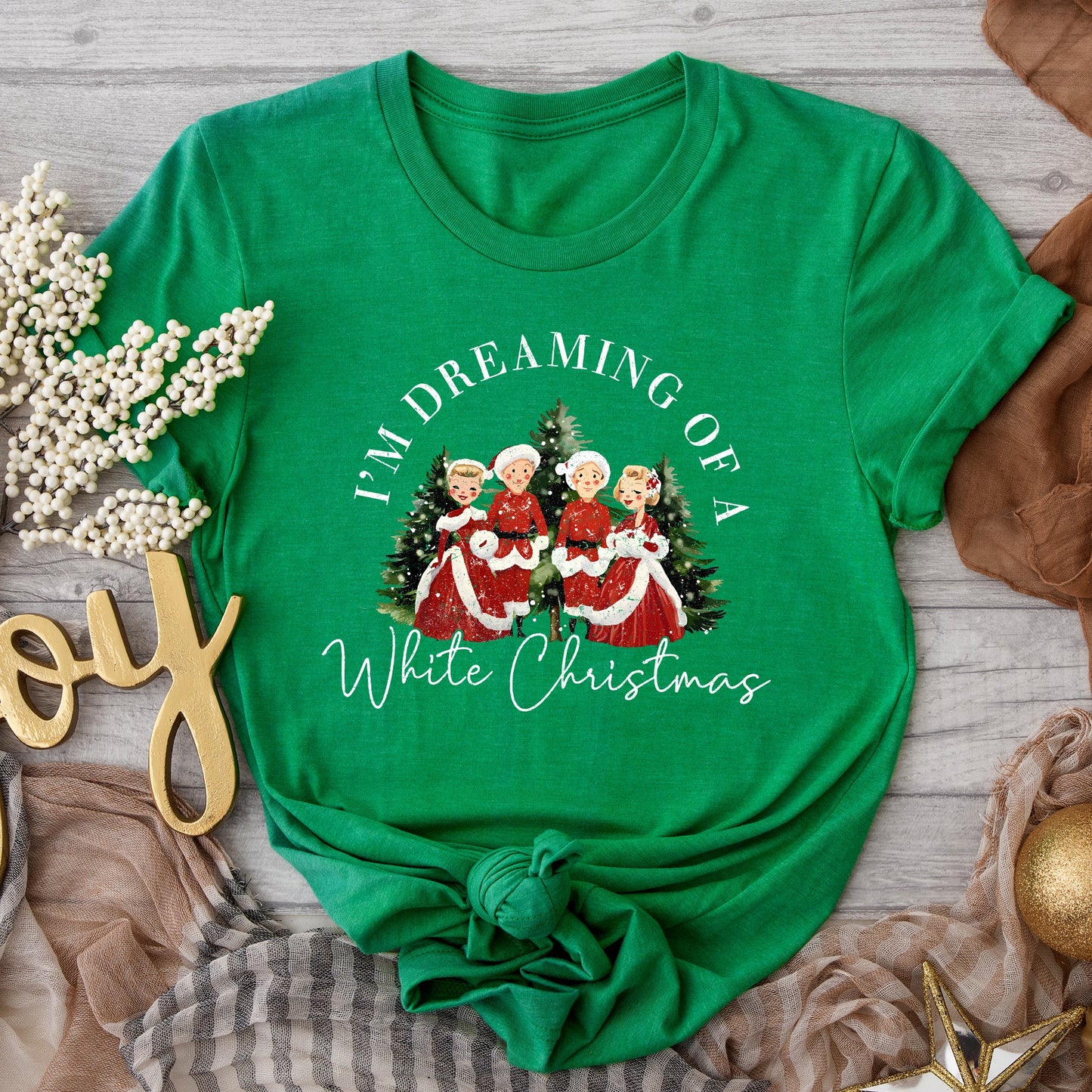 I'm Dreaming Of A White Christmas Movie, Super Soft Tshirt, Classic, Musical