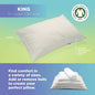 Millet Hull Pillow - Sleeping head bed pillow - Organic - Natural WheatDreamz