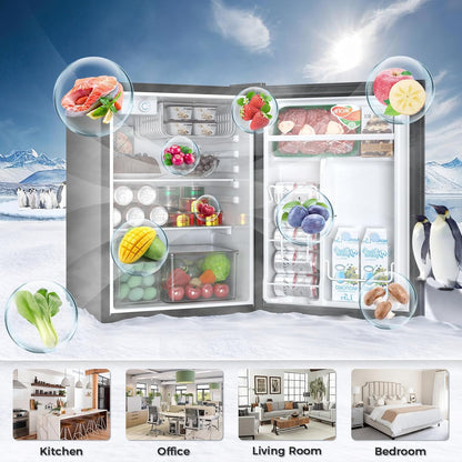 1.6\2.6\3.2 cu. ft Mini Fridge with Freezer