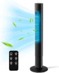85° Oscillating Bladeless Tower Fan with 24ft/s Velocity