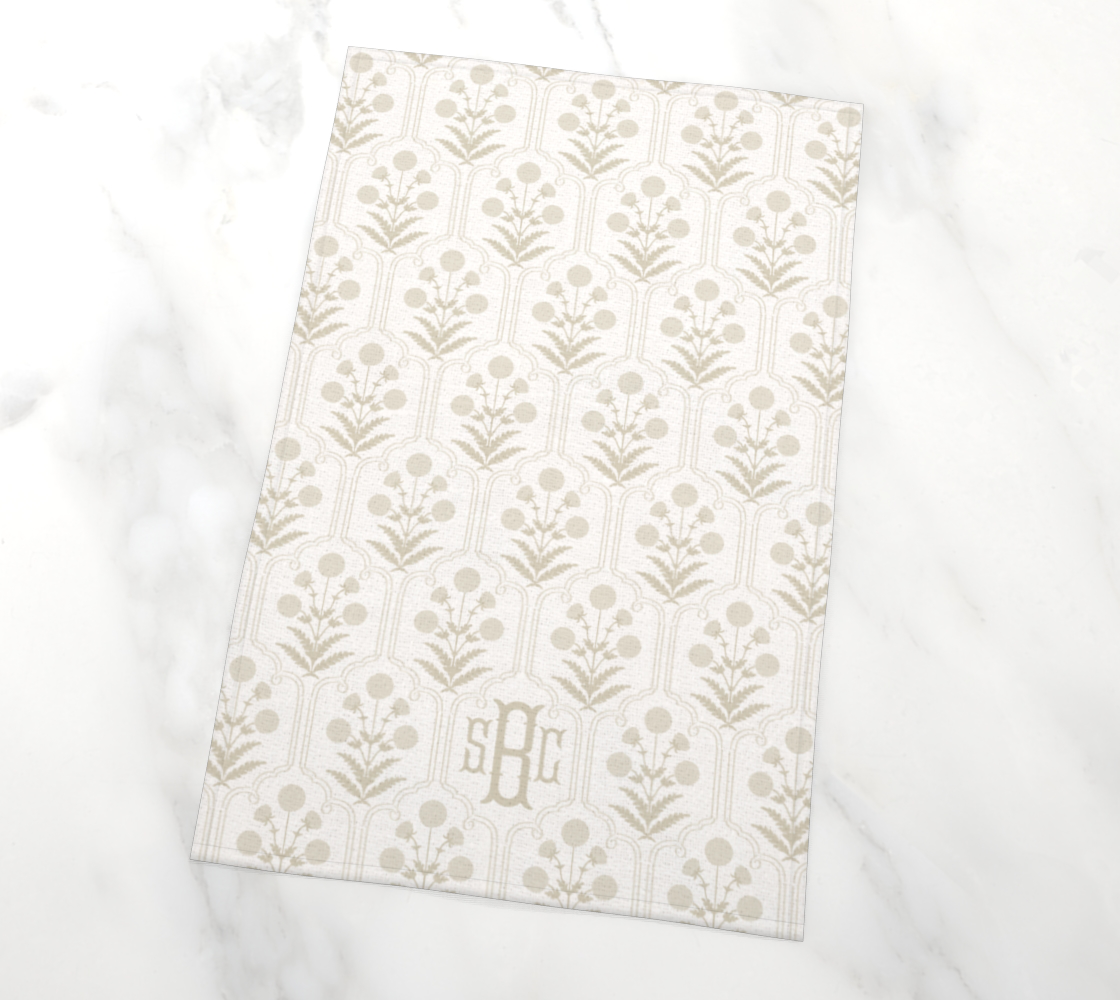 Monogrammed Kitchen Towels