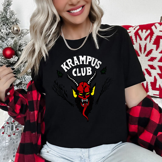 Krampus Club, Stranger, Christmas, Naughty Super Soft Tees