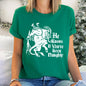 Krampus, Naughty, Santa, Christmas, Nice Super Soft Tshirt