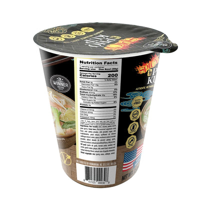 Pho Kup Instant Spicy Veggie Pho (Case of 10 Kups)