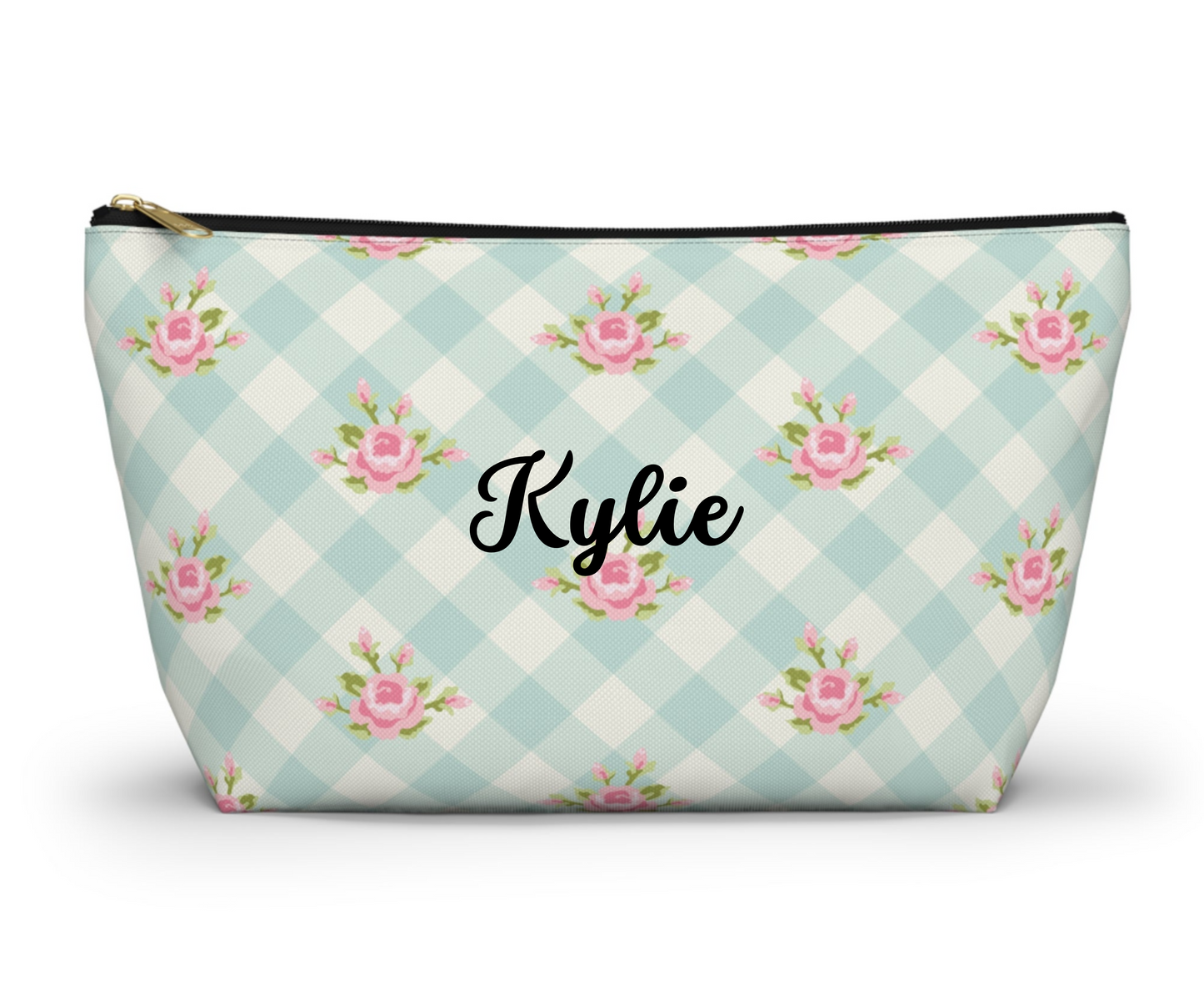 Customizable: Charming Floral Accessory Pouch | Perfect for Makeup, Travel, Gifts, Home Organization, Cute Storage