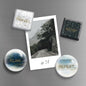 Gift Boxed Magnet Set | Travel Themed Glass Magnet Set of 4