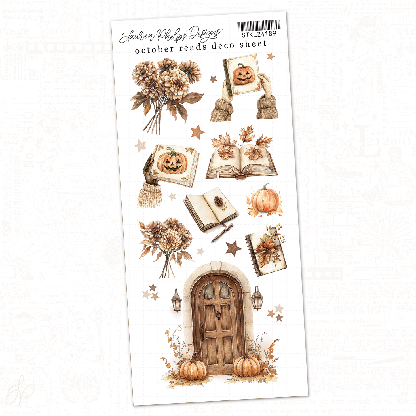 October Reads Deco Sheet