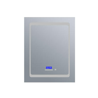 Bracciano 20 in. W x 28 in. H Surface-Mount LED Mirror Medicine Cabinet with Defogger