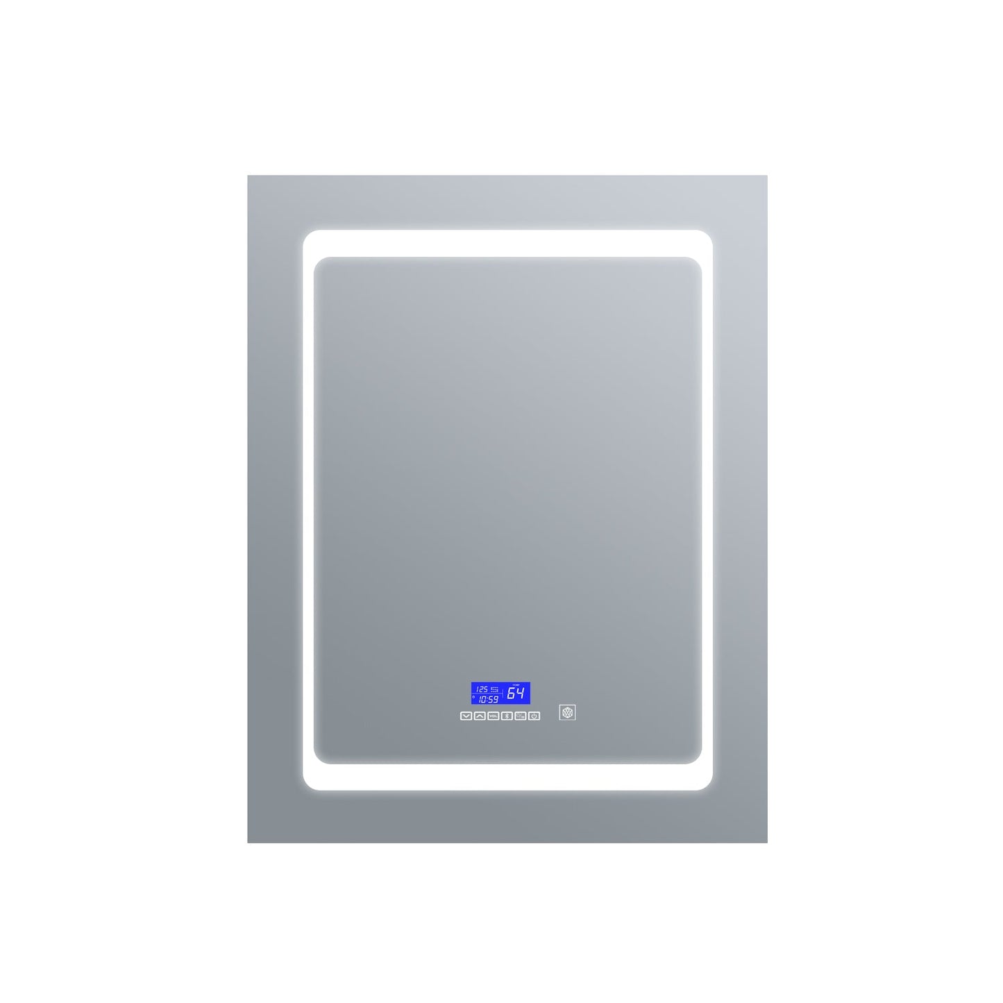 Bracciano 20 in. W x 28 in. H Surface-Mount LED Mirror Medicine Cabinet with Defogger