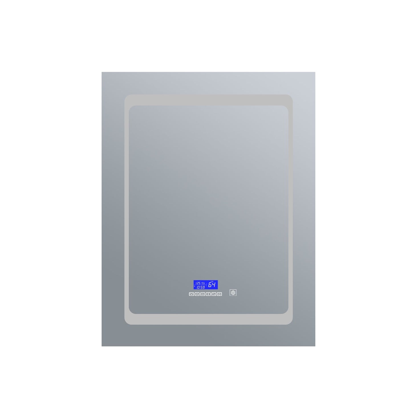 Bracciano 20 in. W x 32 in. H Surface-Mount LED Mirror Medicine Cabinet with Defogger
