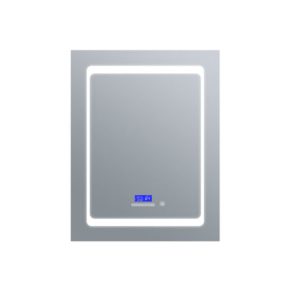 Bracciano 20 in. W x 32 in. H Surface-Mount LED Mirror Medicine Cabinet with Defogger