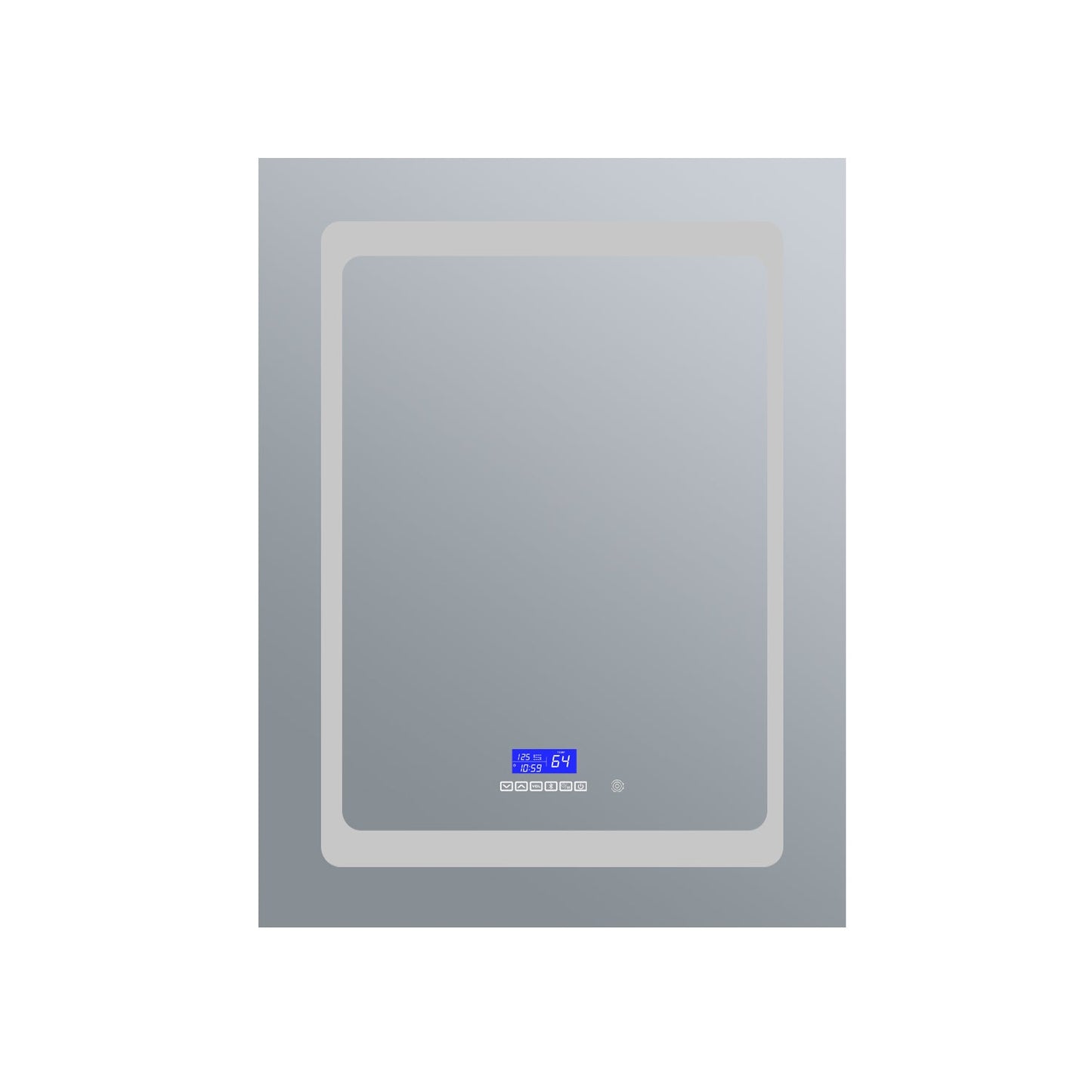 Bracciano 24 in. W x 36 in. H Surface-Mount LED Mirror Medicine Cabinet with Defogger