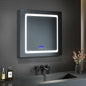 Bracciano 30 in. W x 32 in. H Surface-Mount LED Mirror Medicine Cabinet with Defogger