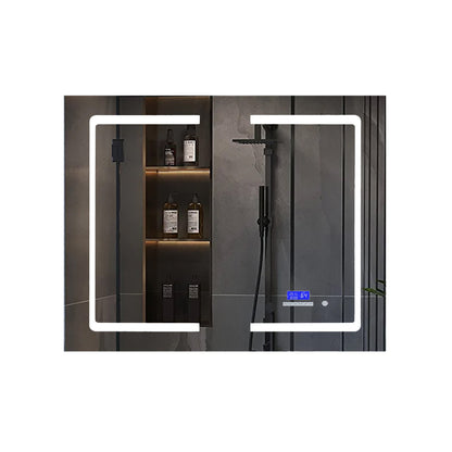 Bracciano 36 in. W x 28 in. H Surface-Mount LED Mirror Medicine Cabinet with Defogger