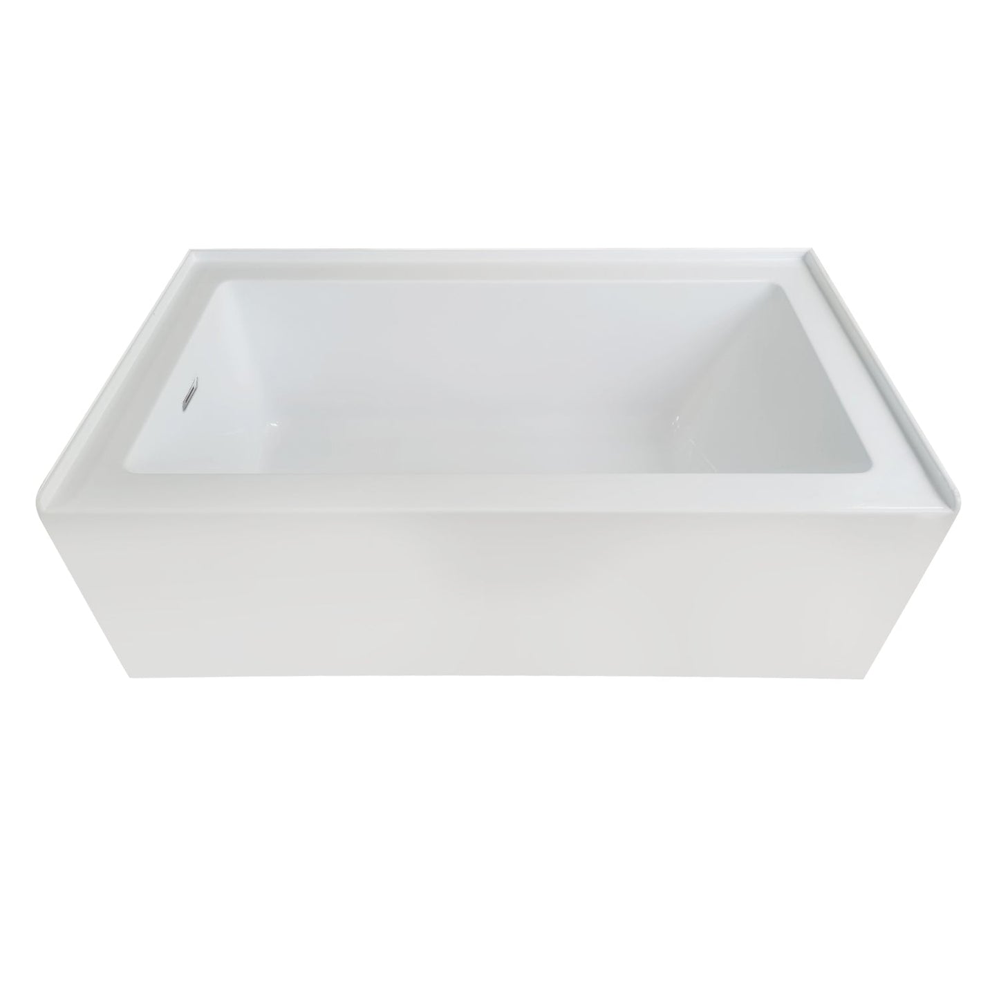 Provenza 60 in L x 32 in W White Alcove Bathtub