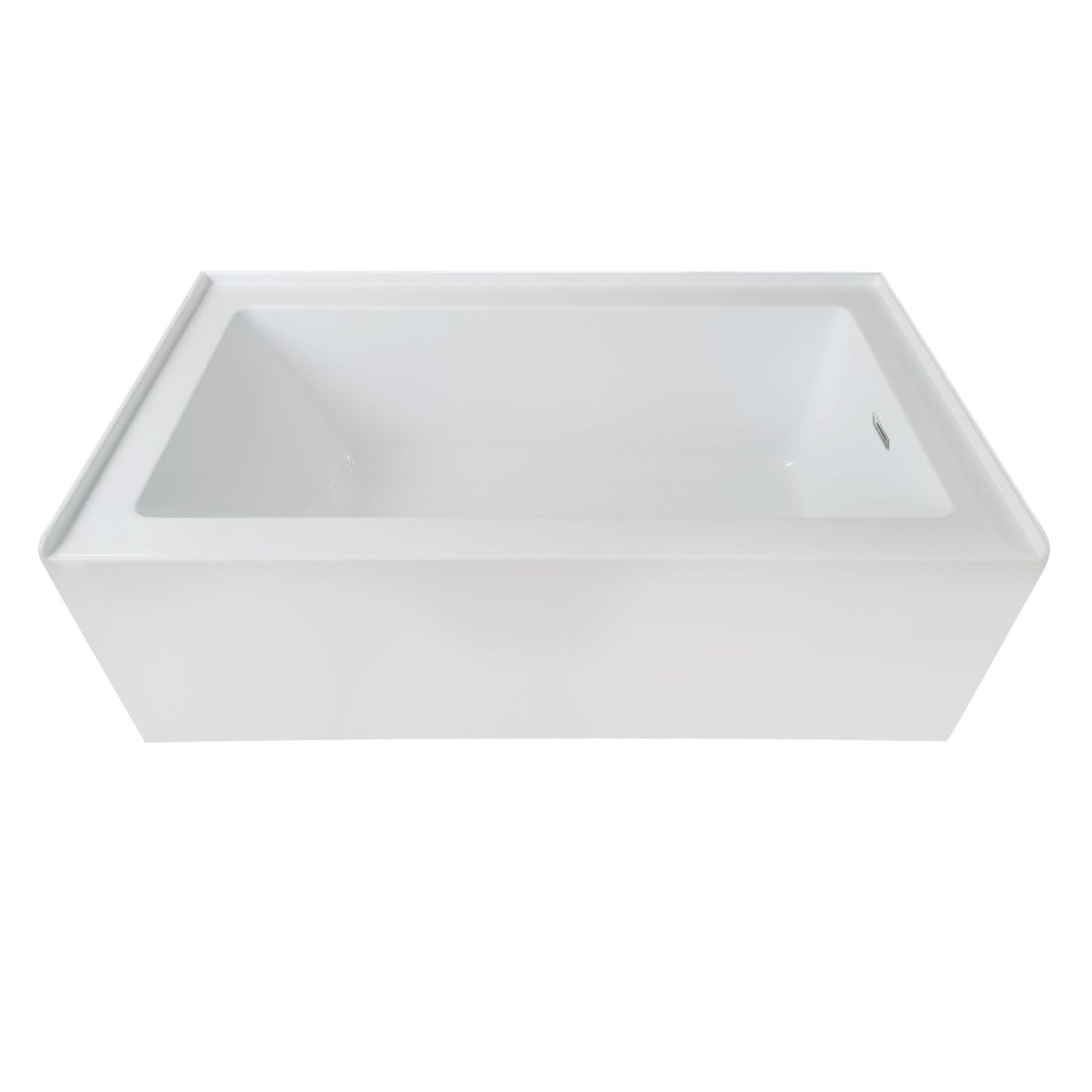Provenza 60 in L x 32 in W White Alcove Bathtub