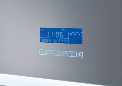 Caldona 48 in. W x 32 in. H LED Bathroom Vanity Mirror