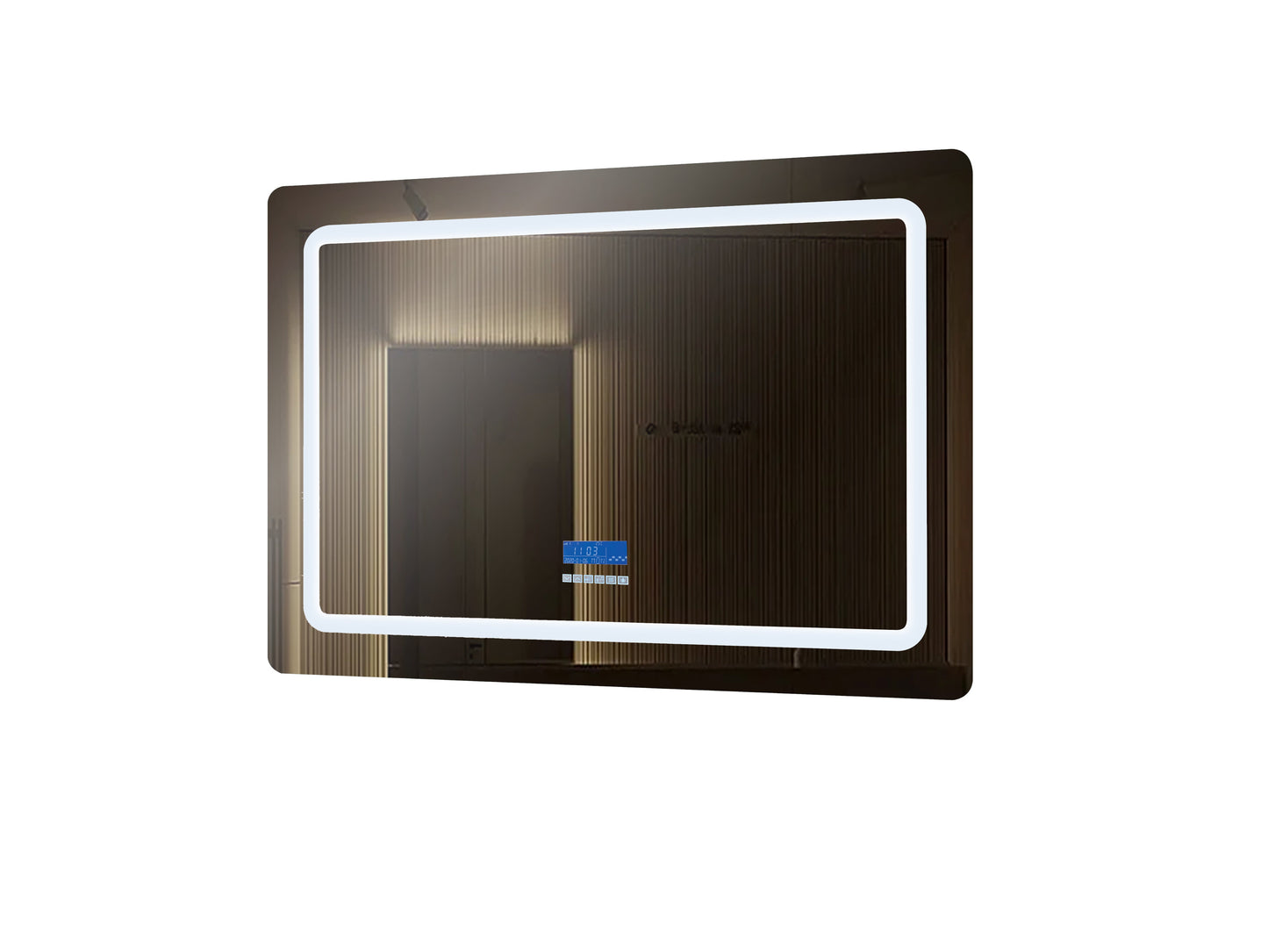 Caldona 48 in. W x 32 in. H LED Bathroom Vanity Mirror