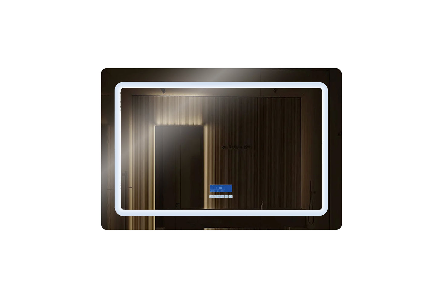 Caldona 48 in. W x 32 in. H LED Bathroom Vanity Mirror