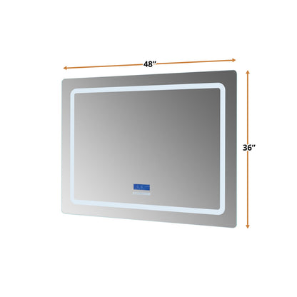 Caldona 48 in. W x 36 in. H LED Bathroom Vanity Mirror